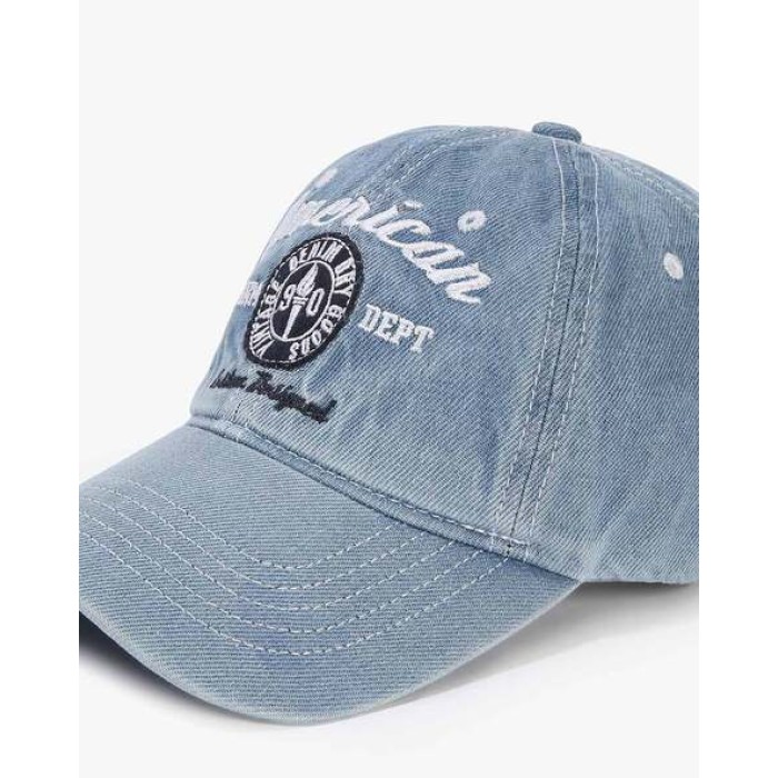 Embroidered Denim Caps