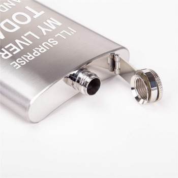 Hip Flask - 7 OZ - Black