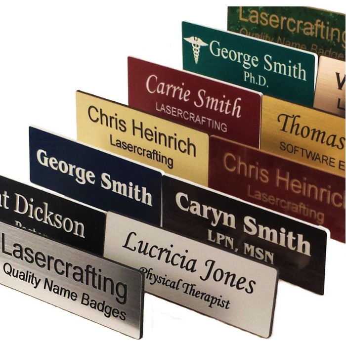 Name Tags