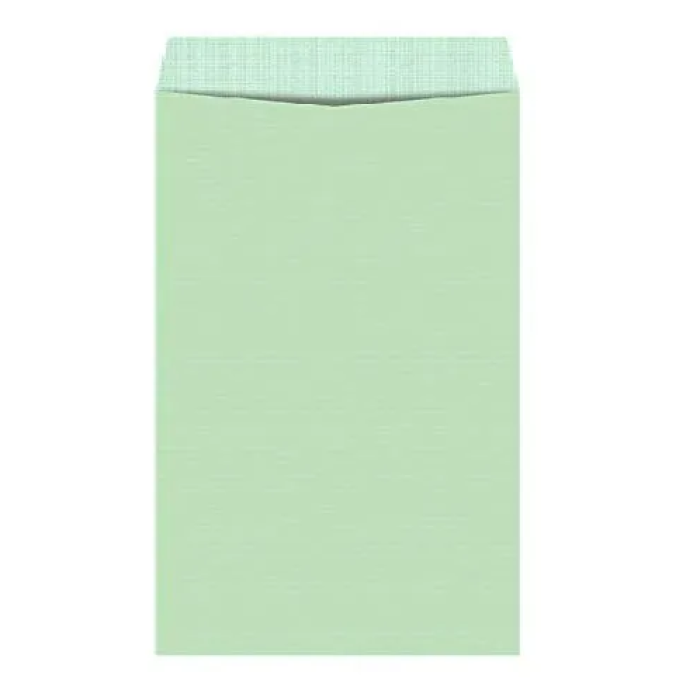 Cloth Lined Green Envelope
