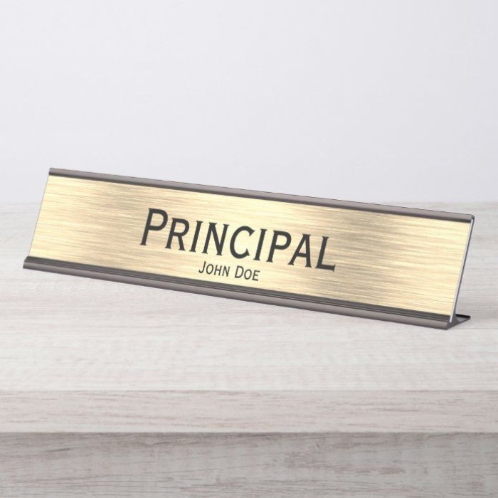 Name Plates for office