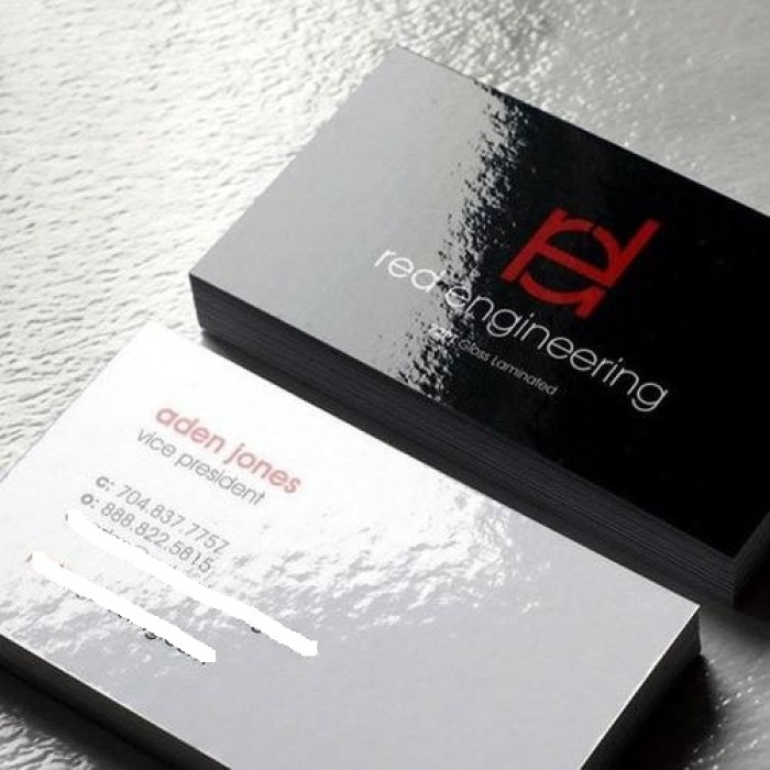 Glossy Visiting Cards