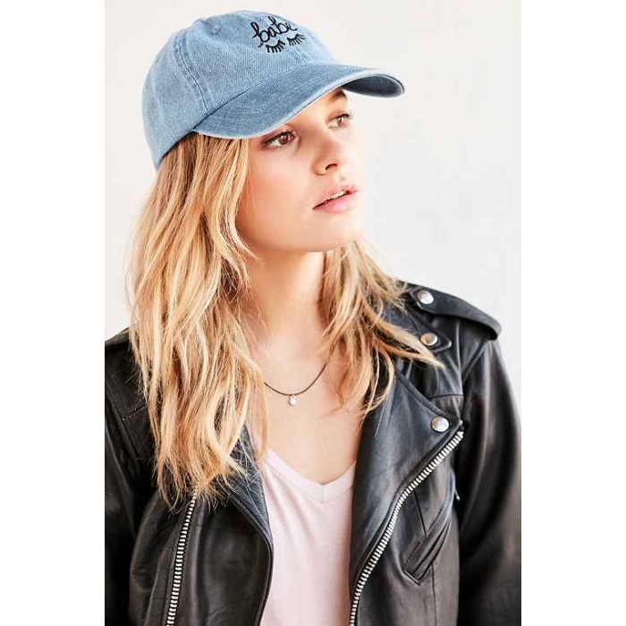 Embroidered Denim Caps