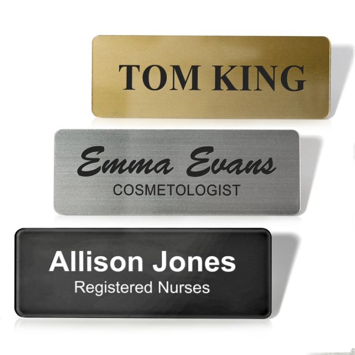 Name Tags