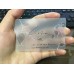 Transparent Business Cards