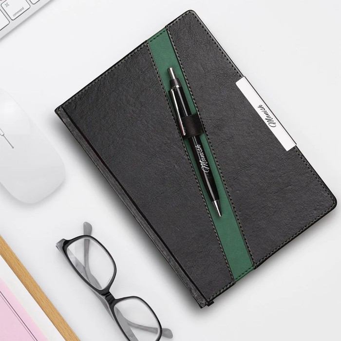Diary With Pen Holder