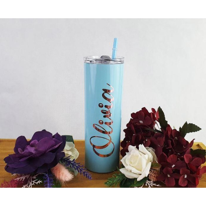 Personalised Skinny Tumbler 600ml