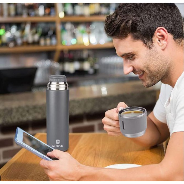 Stainless Steel Thermo Flask with Cup 500ml